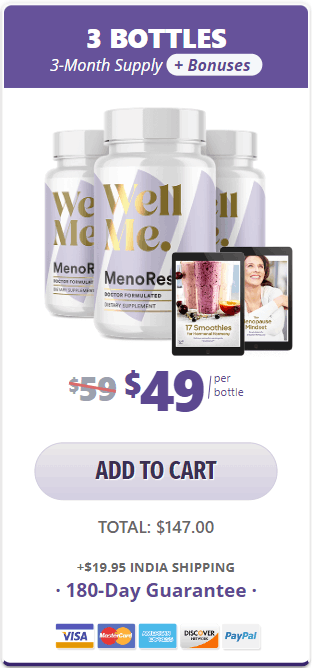 MenoRescue 3 bottle pack